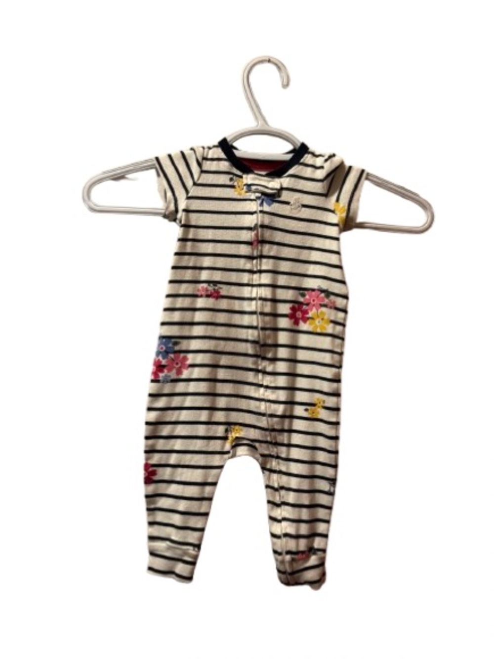 Baby Gap Floral Stripe Romper One Piece 3-6 Months